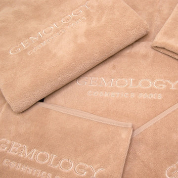 Gemology beige small towel - BYŪTI